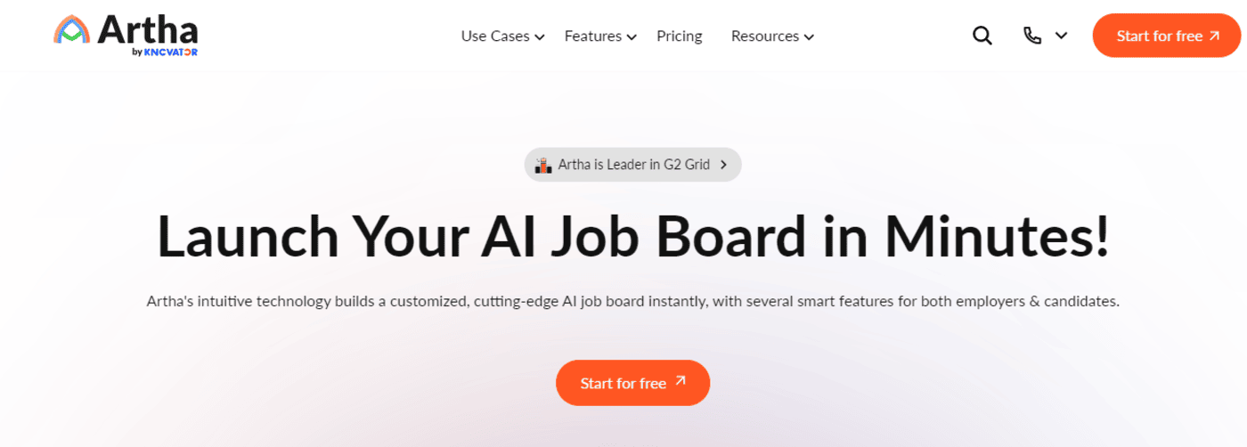 Artha Job Board screenshot