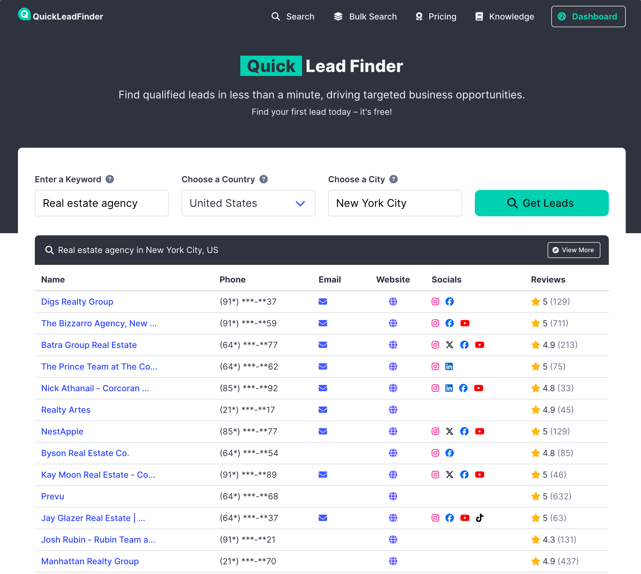 QuickLeadFinder