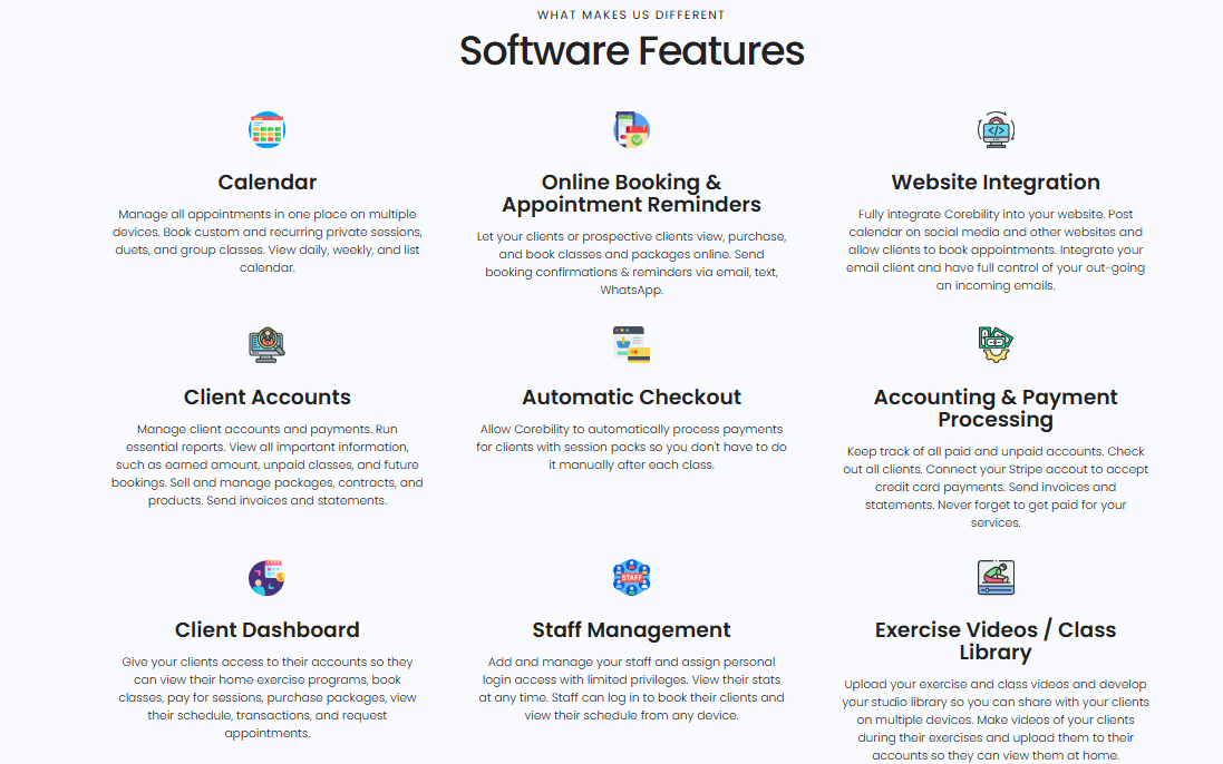 COREBILITY screenshot