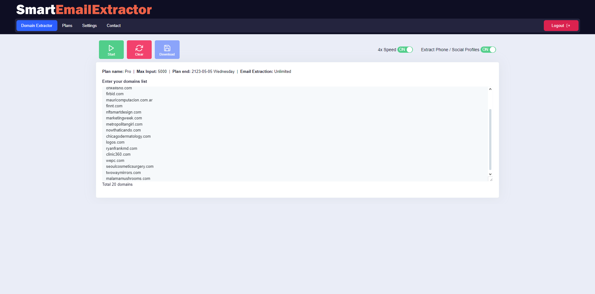 Smart Email Extractor