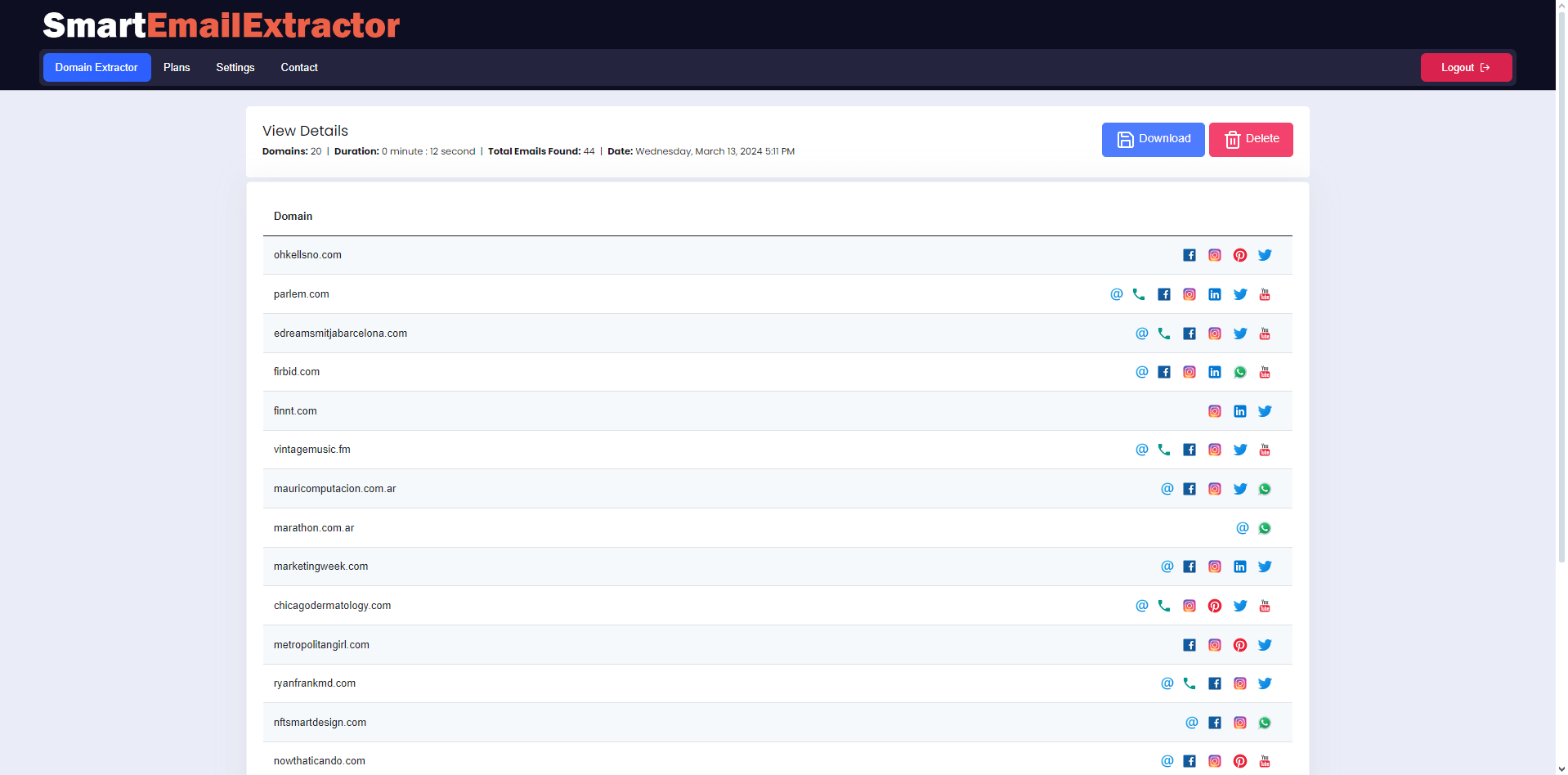 Smart Email Extractor