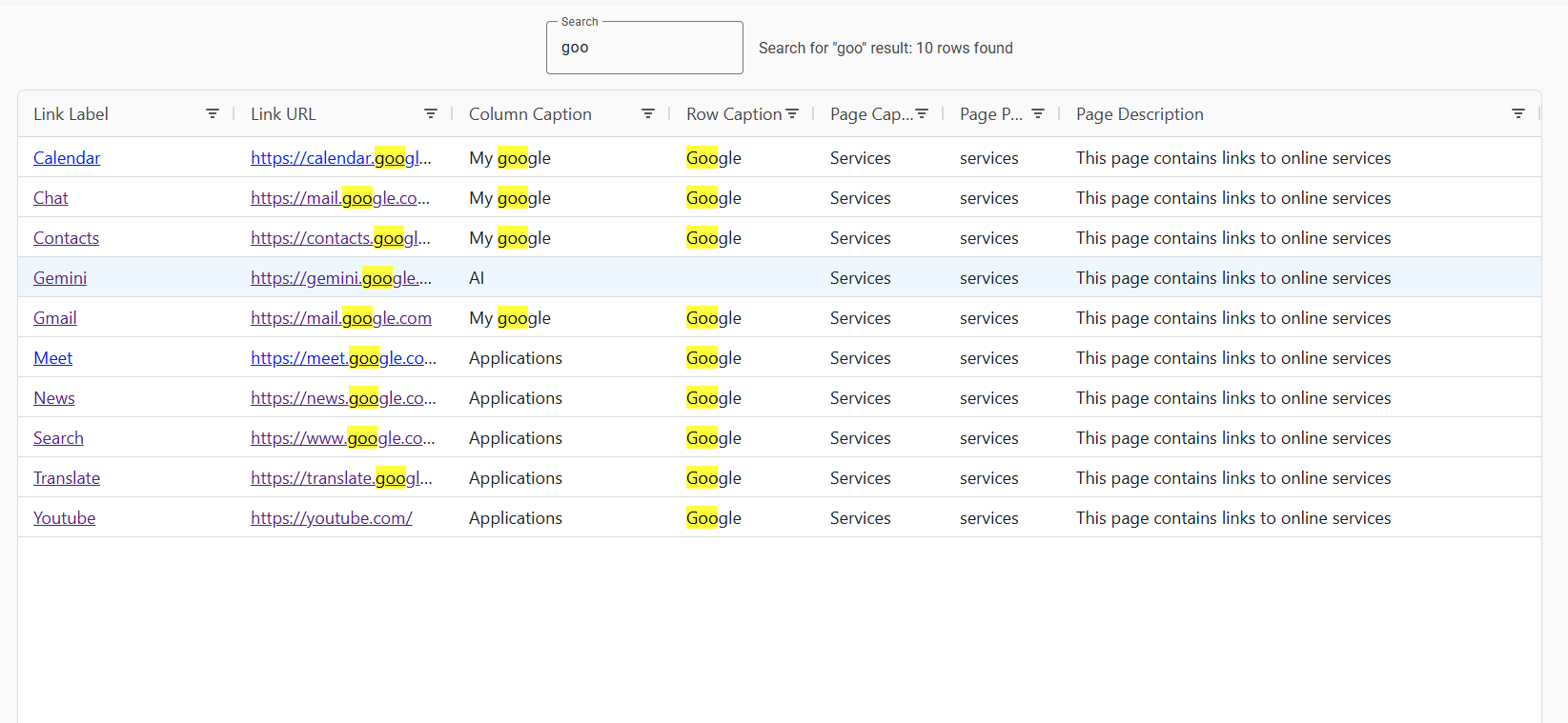 Weblinks Bookmark Manager