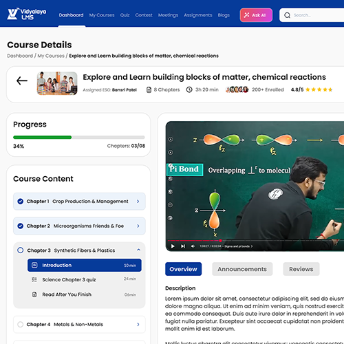 Vidyalaya LMS