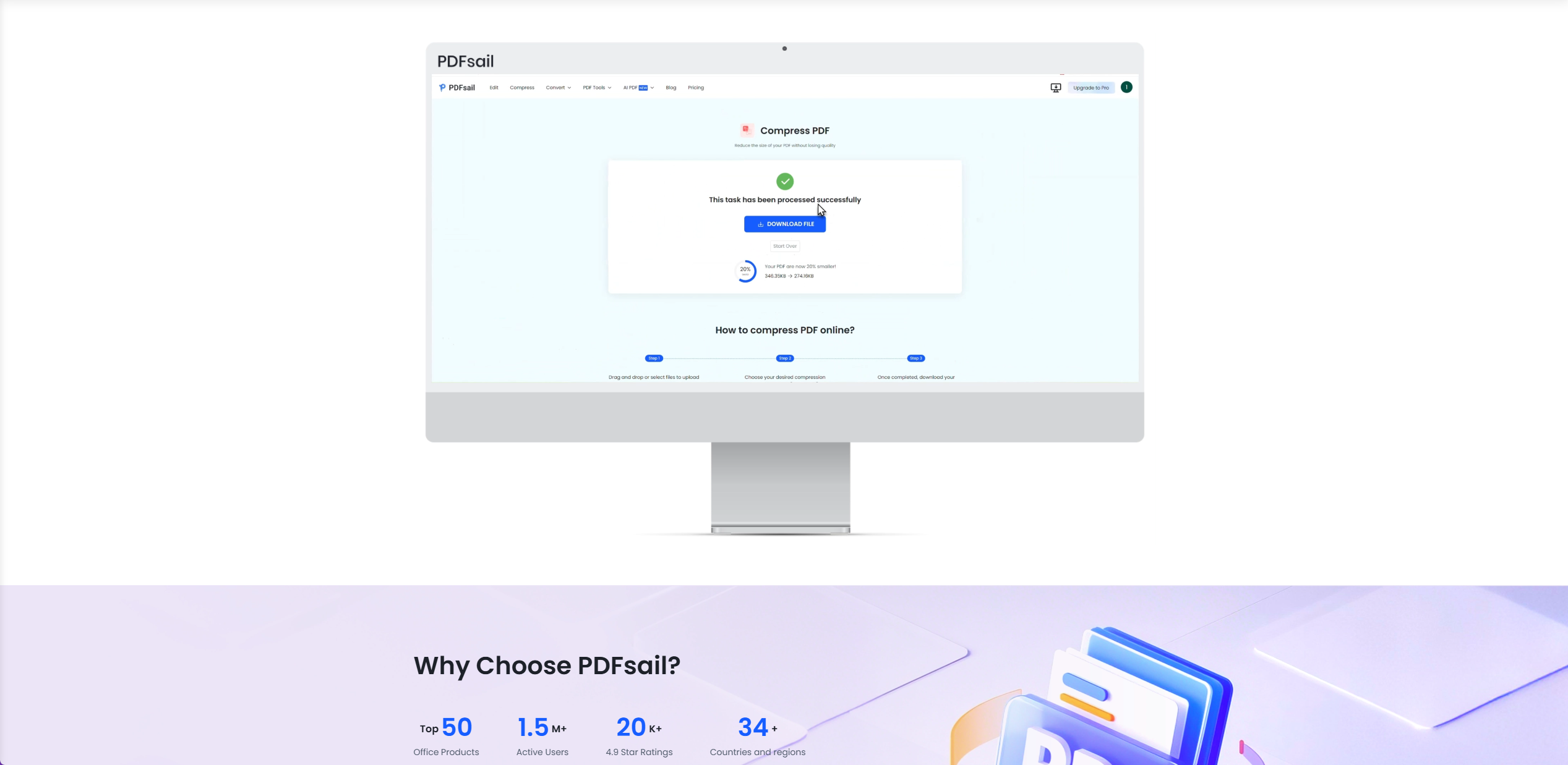 PDFsail - Online PDF Processing Tool