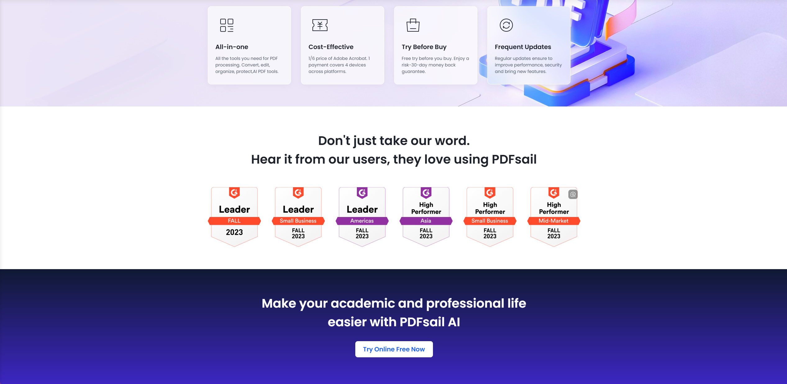 PDFsail - Online PDF Processing Tool