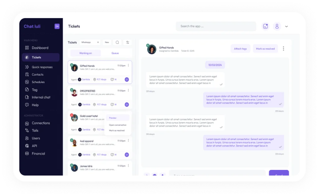 Lulichat screenshot