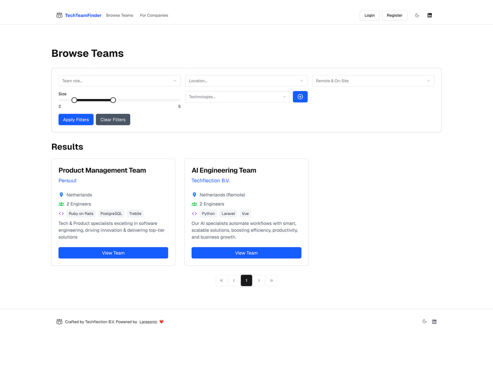 TechTeamFinder