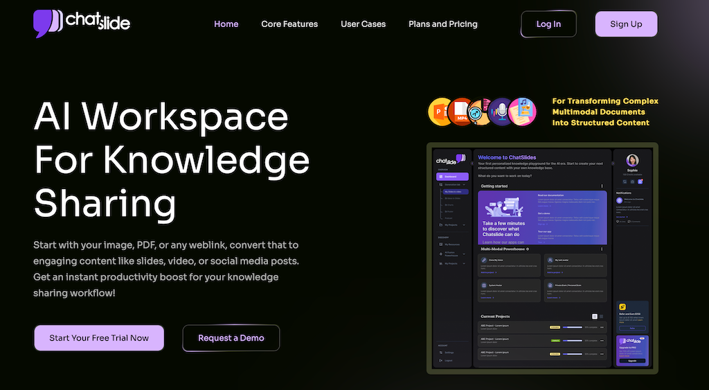 ChatSlide screenshot