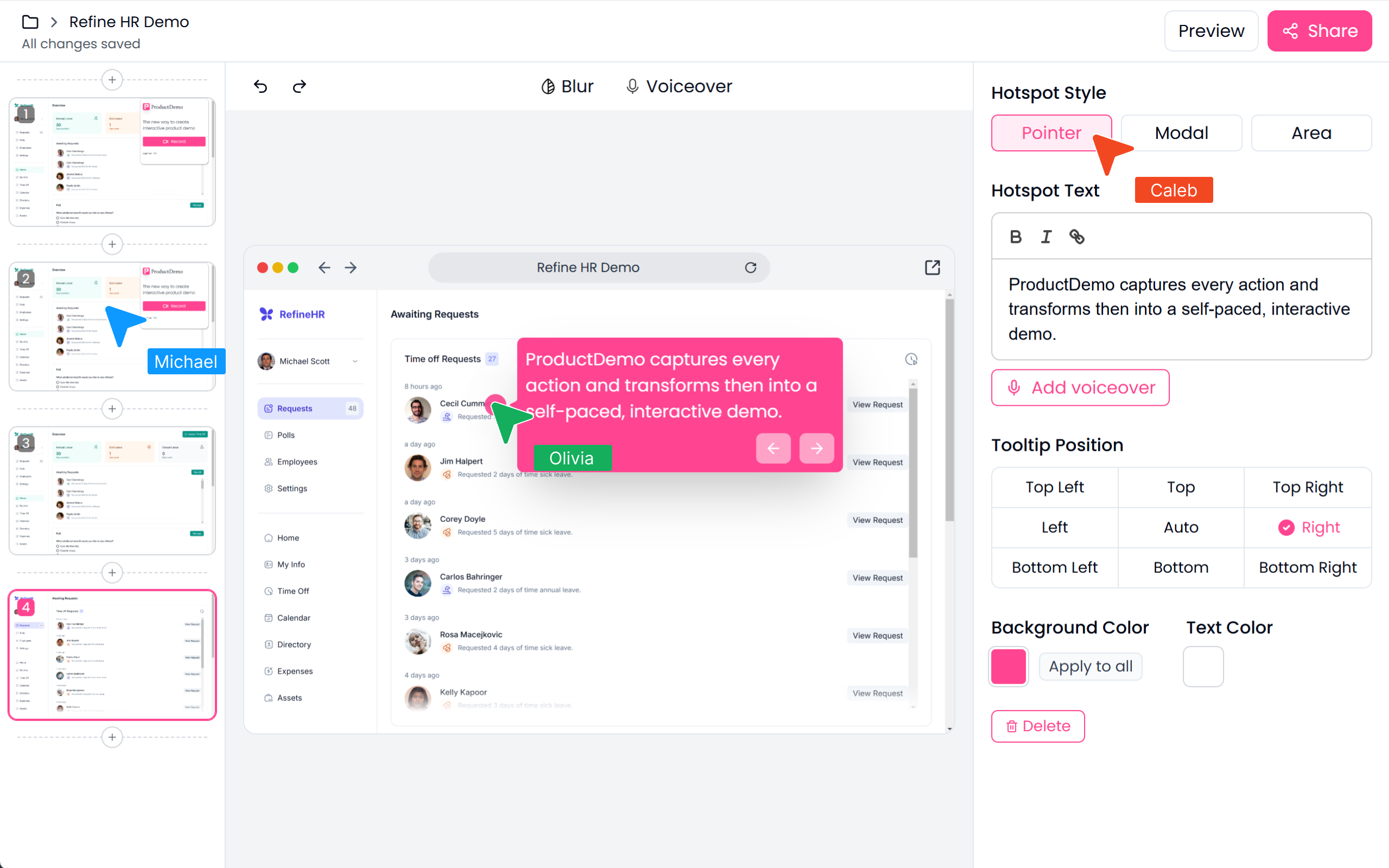 ProductDemo screenshot