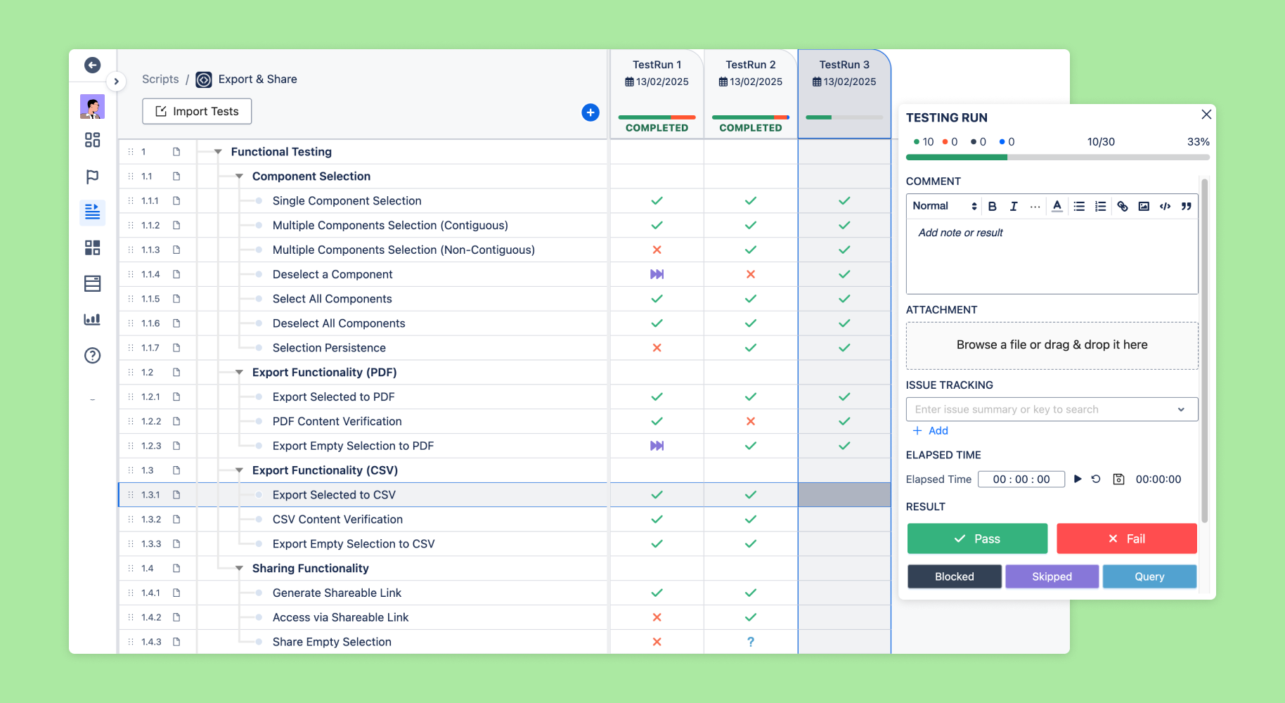 Convert test cases into structured steps for precise verification
