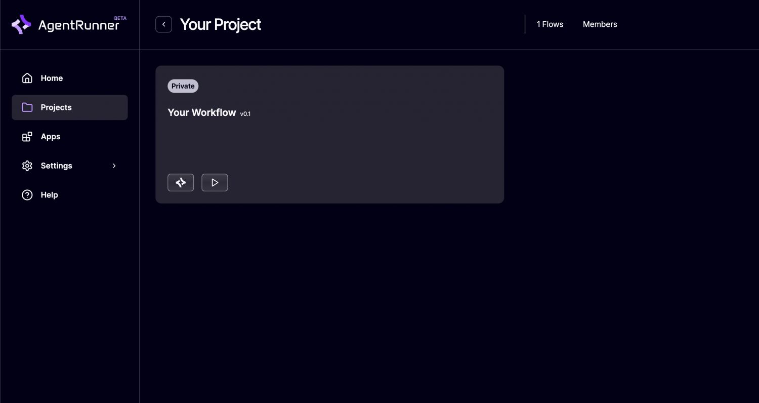 AgentRunner screenshot