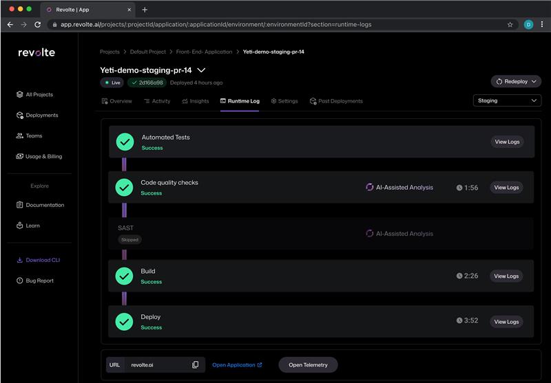 Revolte screenshot