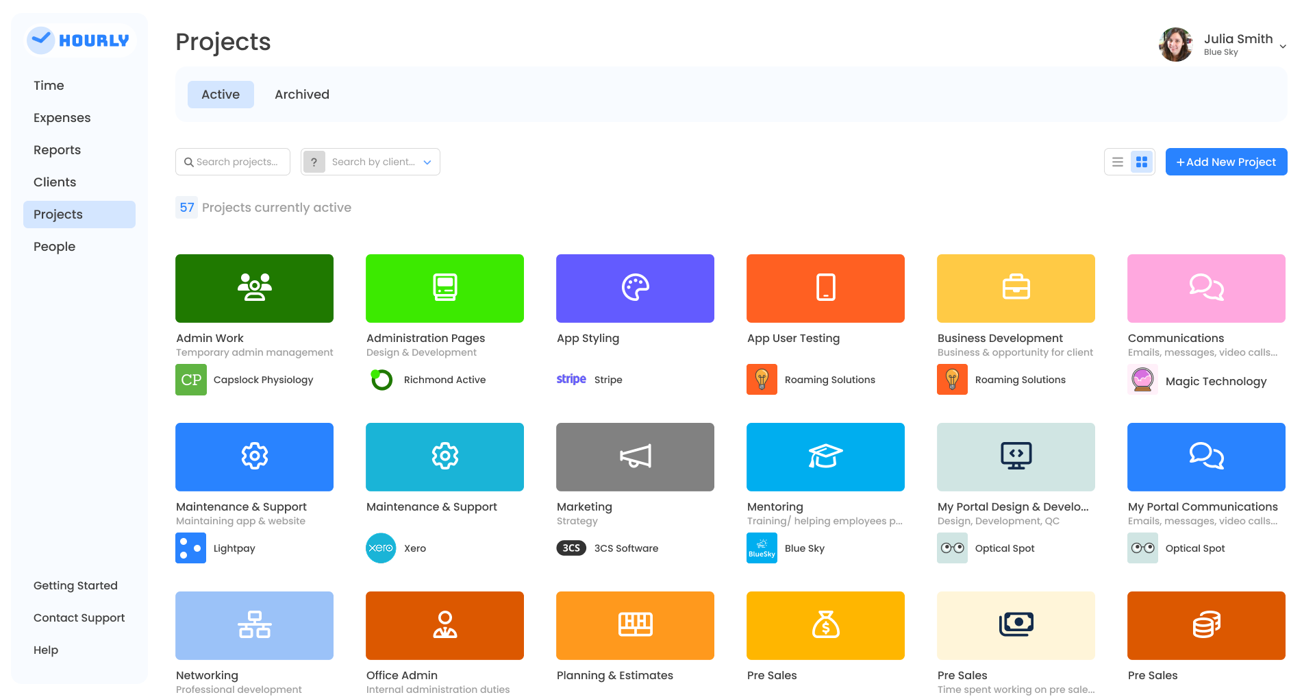 Hourly Time Tracking
