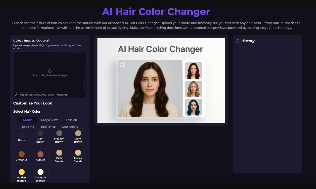 AI Hair Color Changer screenshot