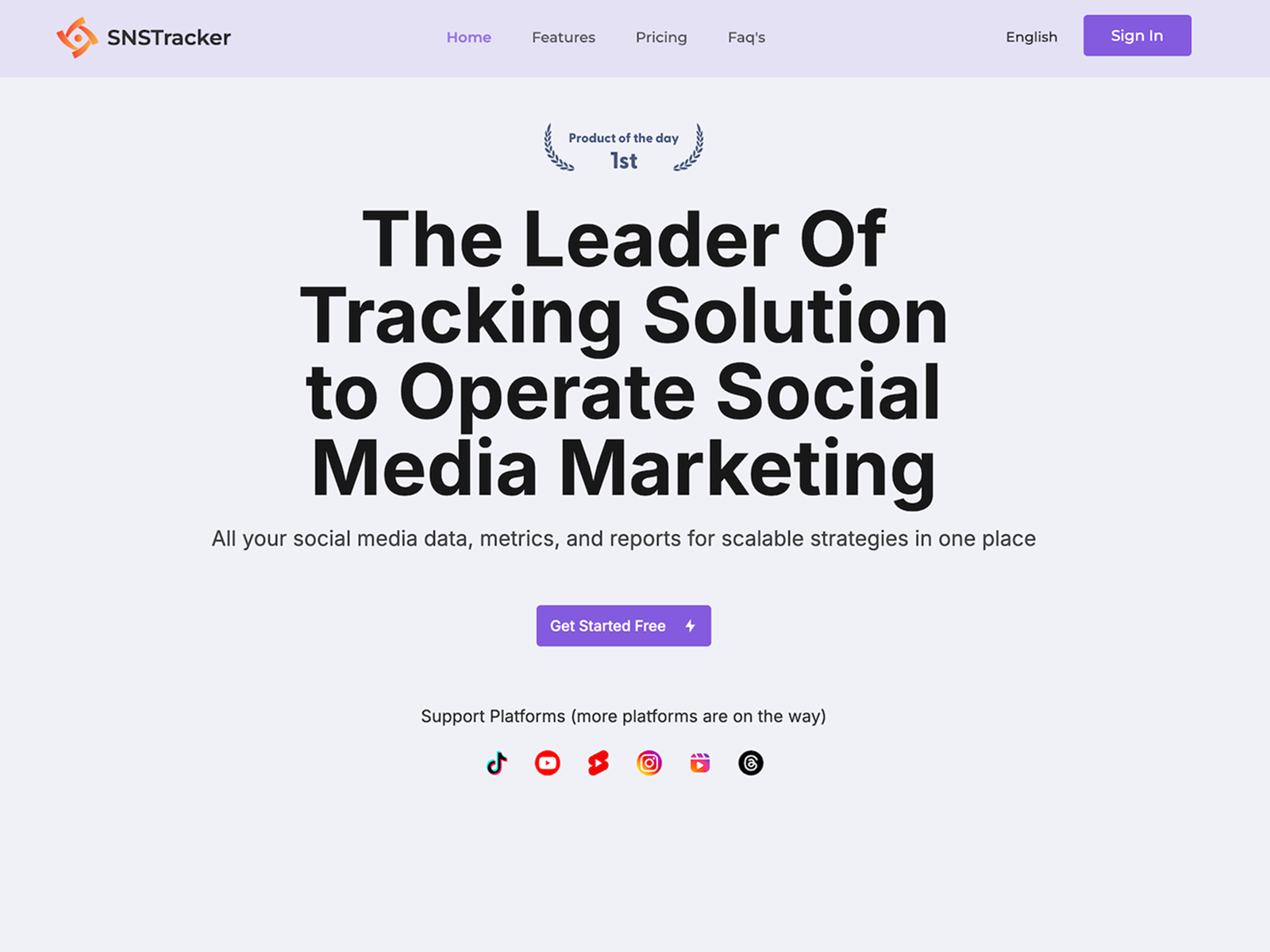 SNSTracker Thumbnail
