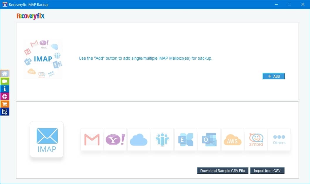 Recoveryfix IMAP Backup