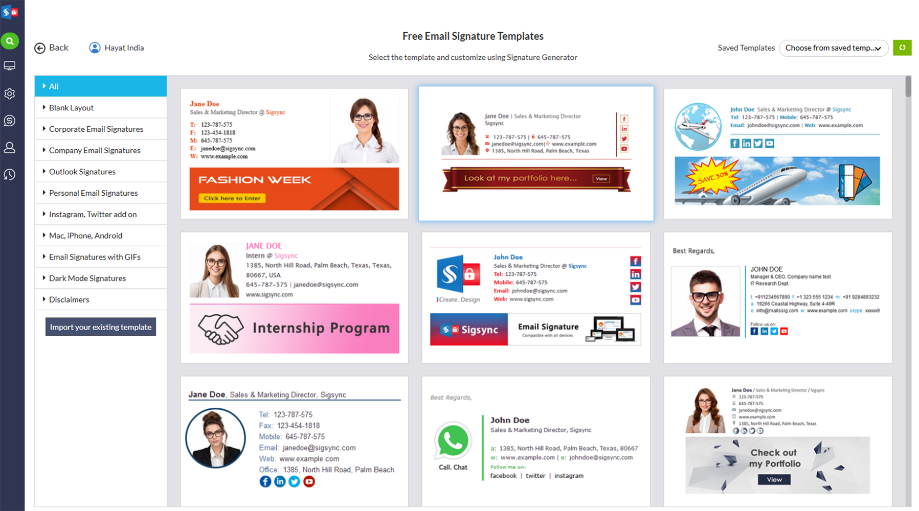 Sigsync Office 365 Email Signatures