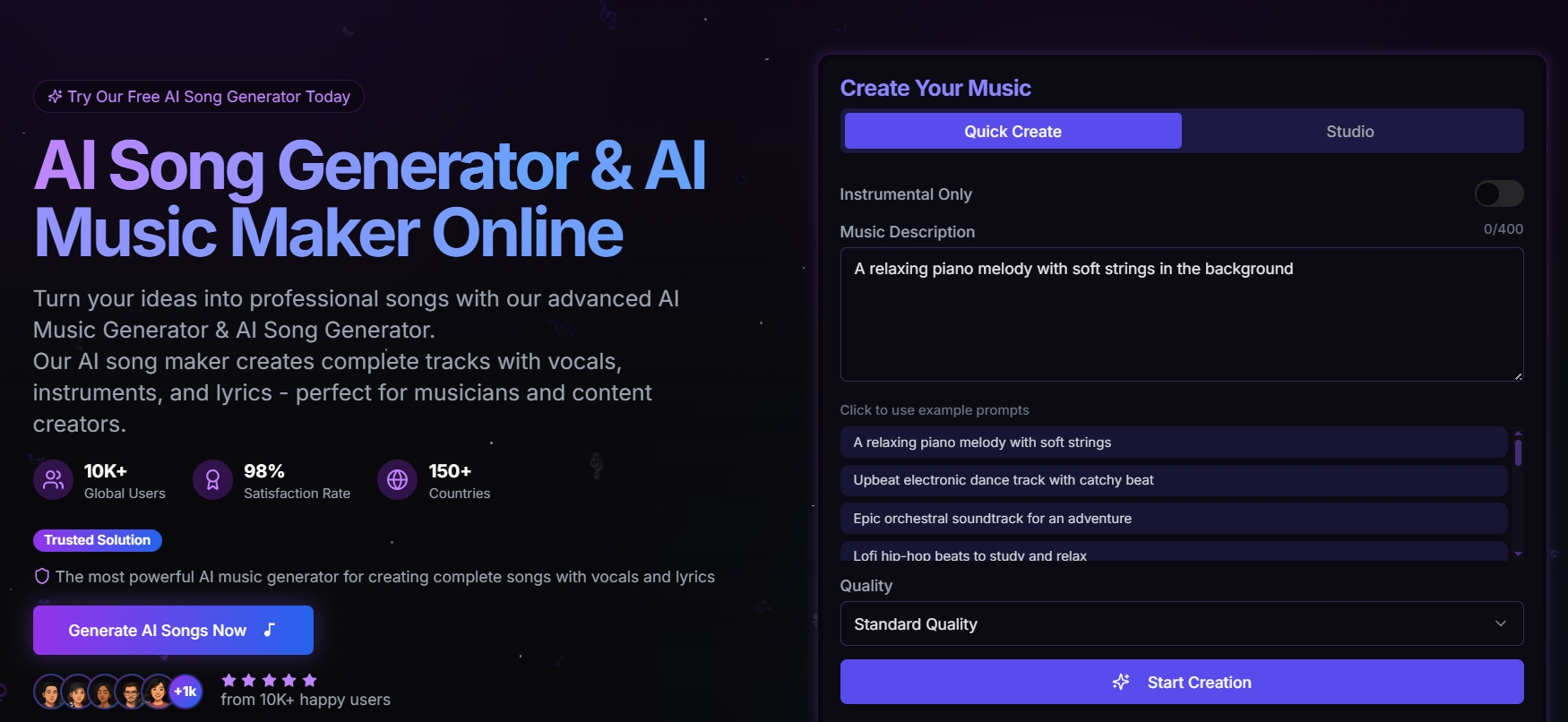 lyricstosongai screenshot