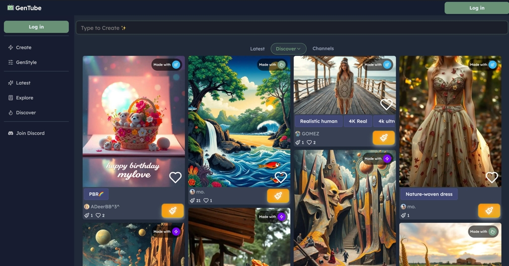 GenTube screenshot