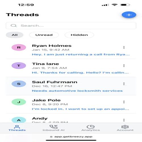 Breezy AI screenshot