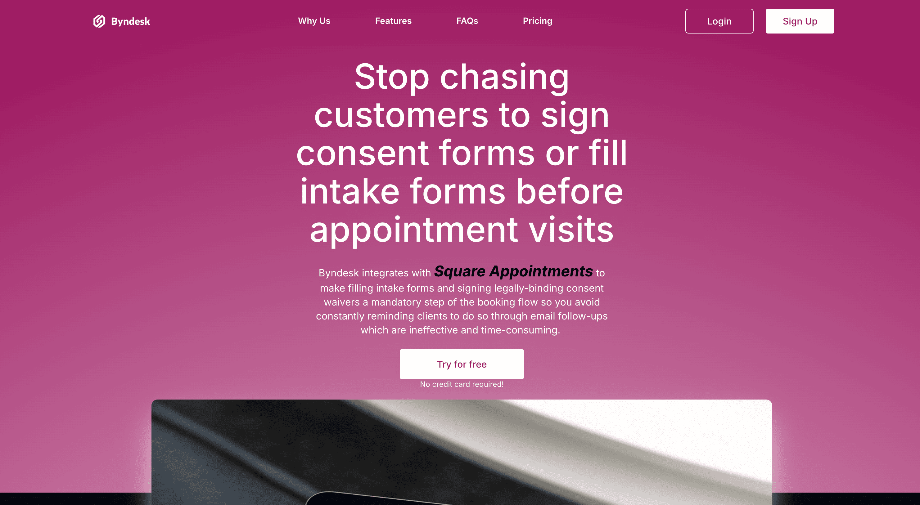 Byndesk screenshot
