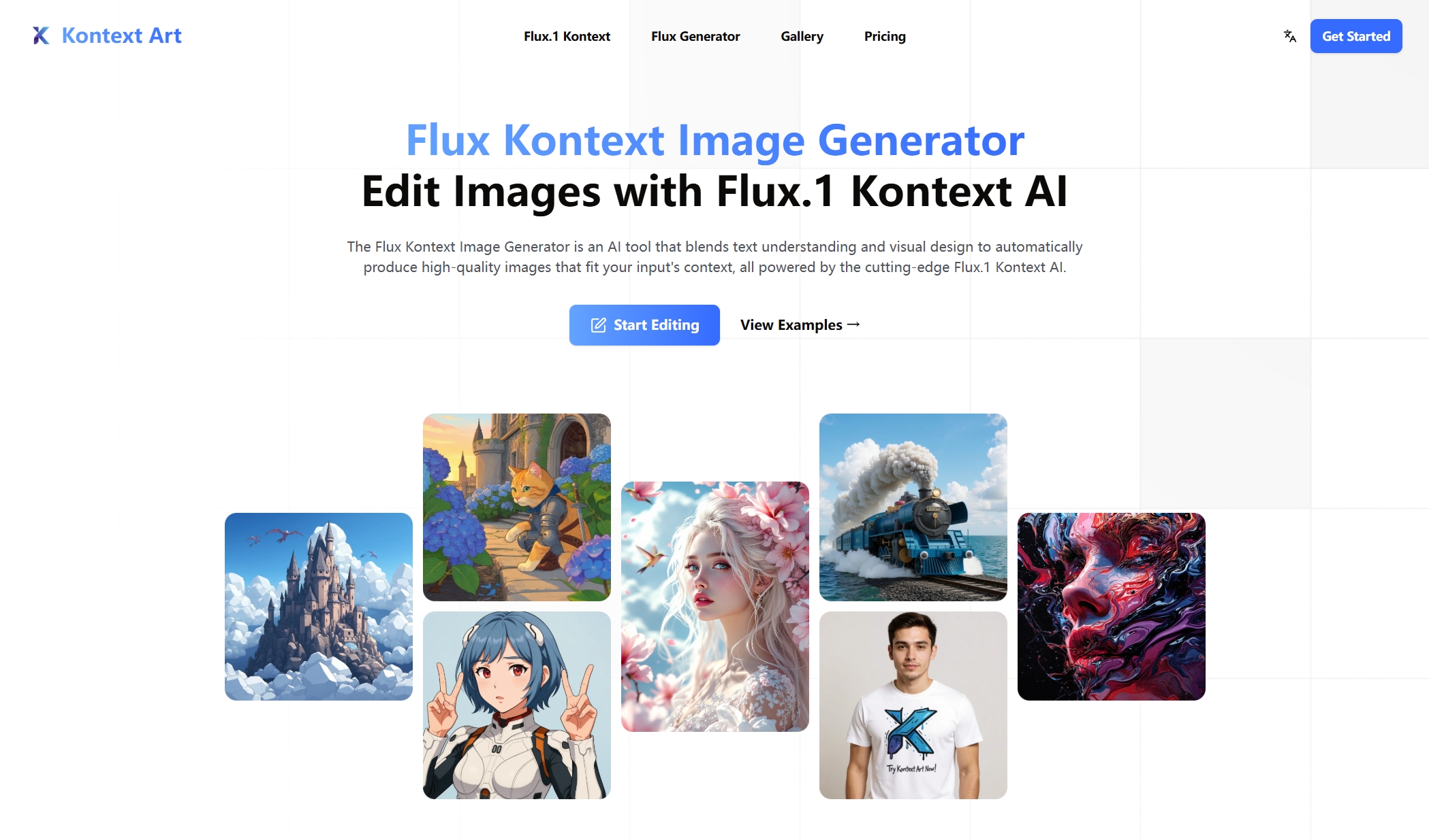 Free Flux Kontext Image Generator by Flux.1 Kontext.