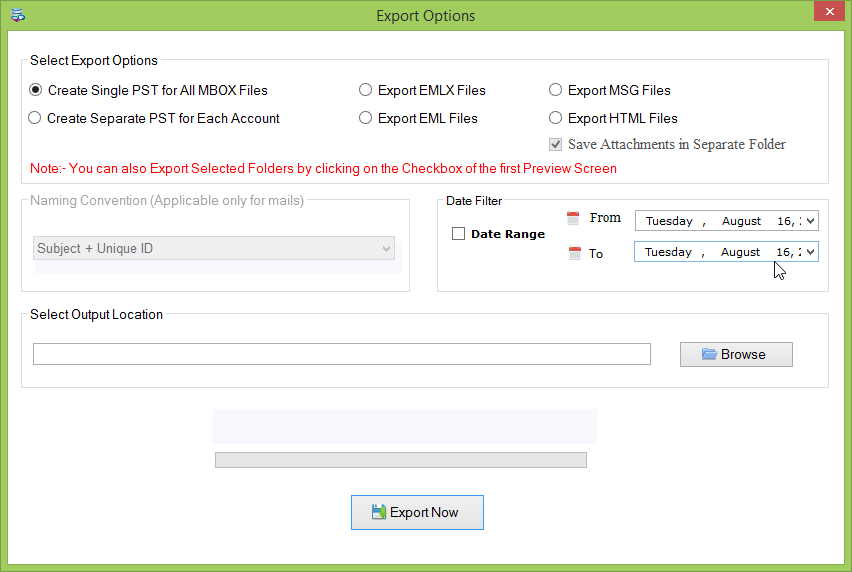 Softaken MBOX To PST Converter 