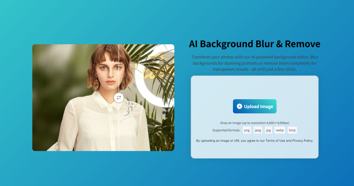Blurbackground AI Thumbnail Image