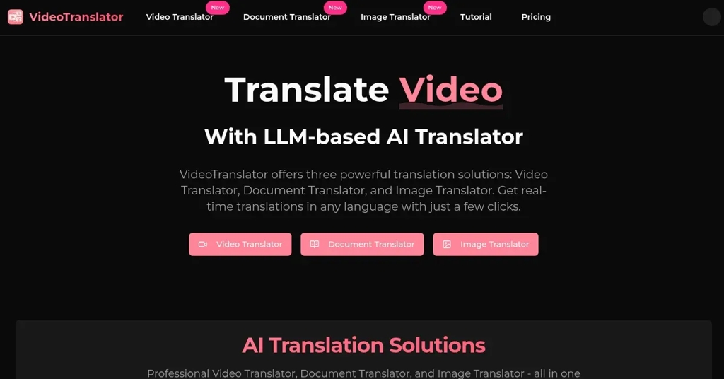 Video Translator screenshot