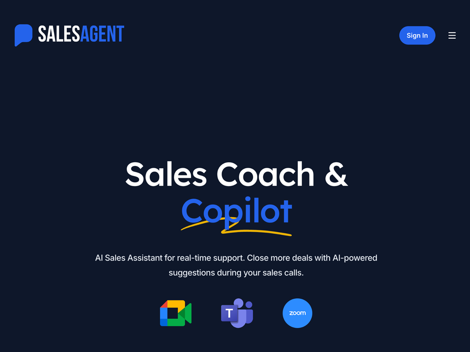 SalesAgent Chat Thumbnail