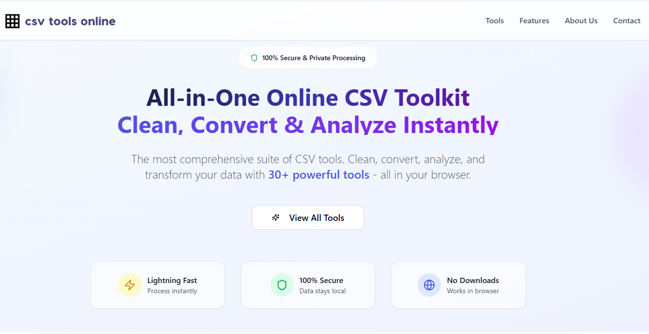 CSV Tools Online