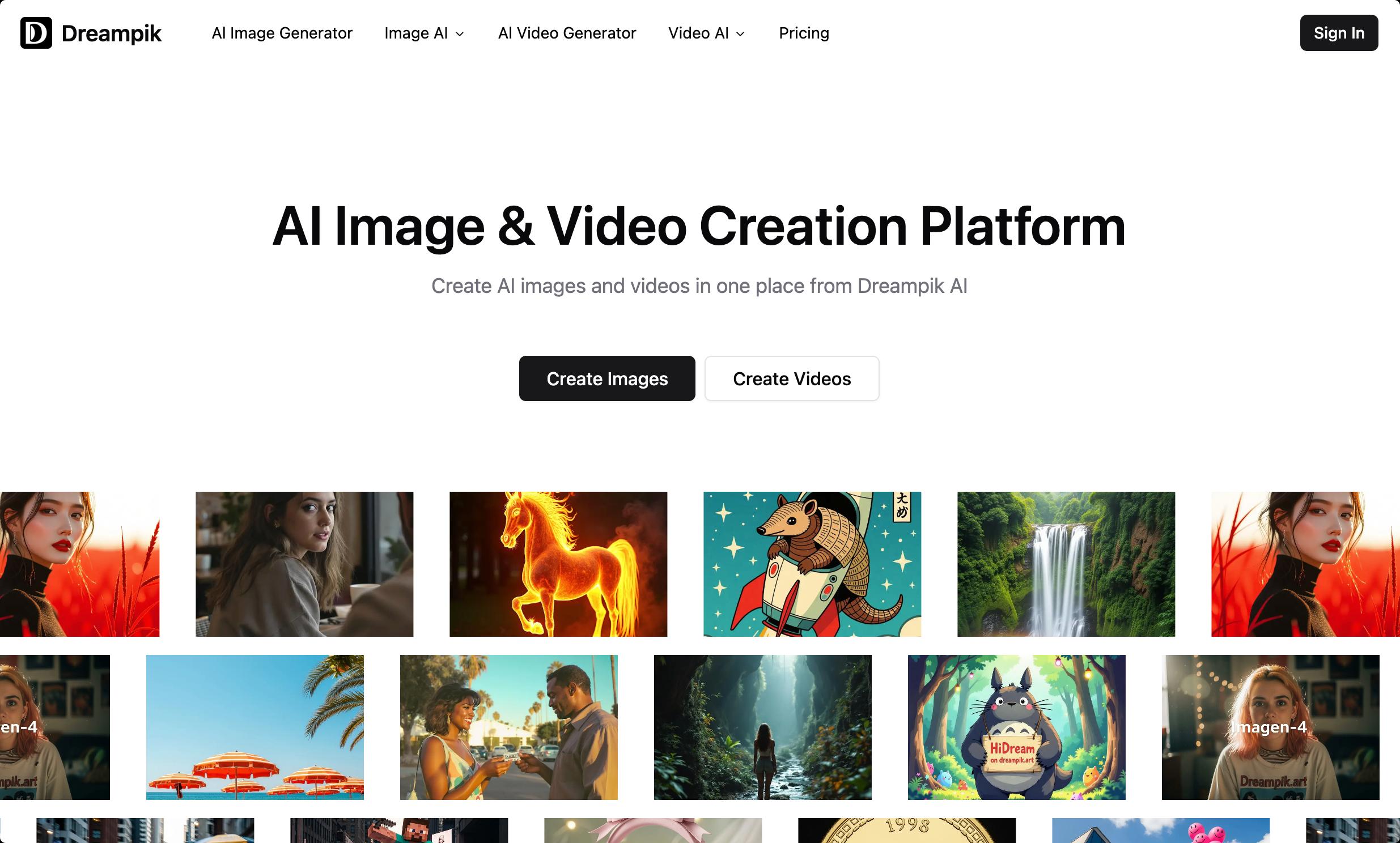 Dreampik screenshot