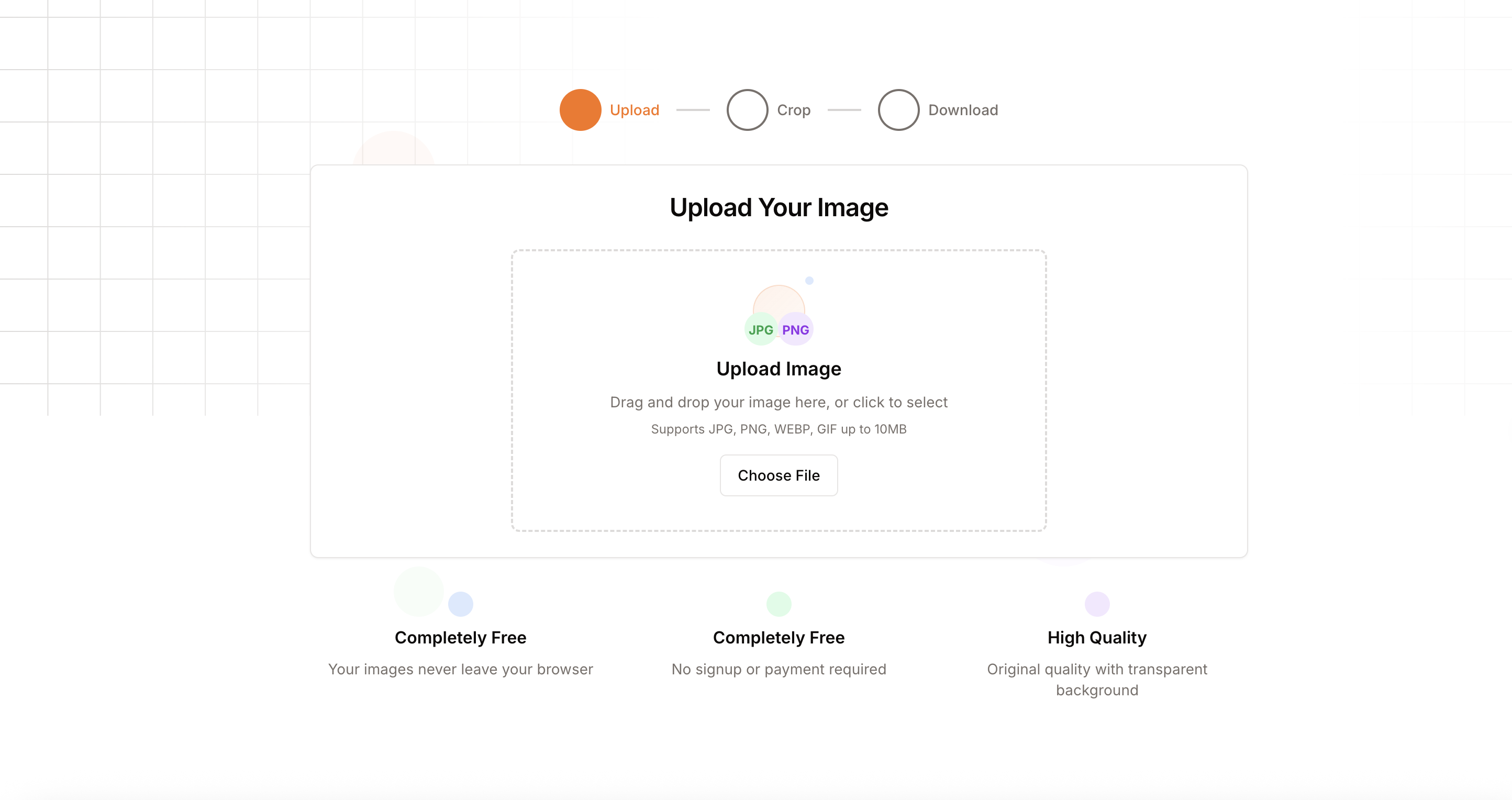 Circle Crop Image screenshot