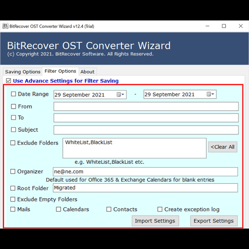 BitRecover OST to PST Converter