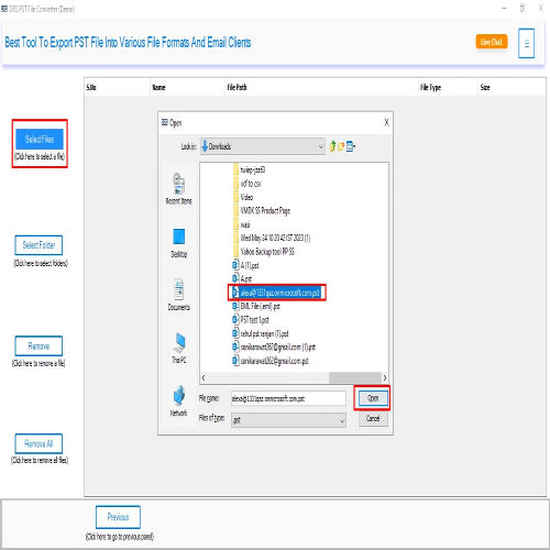DRS Softech PST File Converter