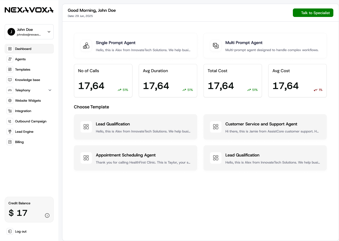 NexaVoxa helps businesses automate calls with AI voice agents for lead qualification, customer support, and appointment scheduling.