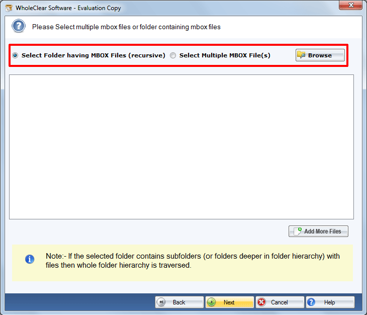 WholeClear MBOX to Outlook PST Converter