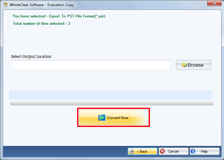 WholeClear MBOX to Outlook PST Converter