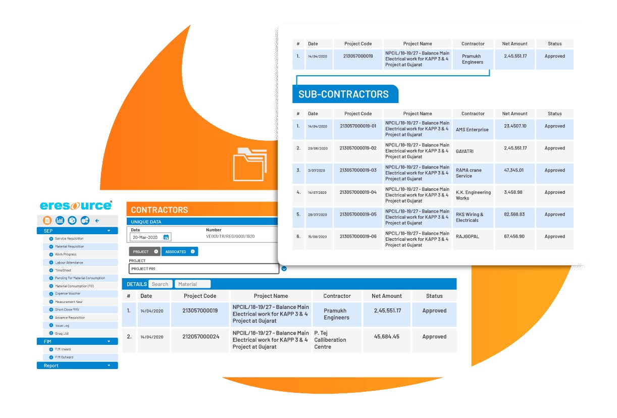ERP for Construction & Contracting - eresource ERP