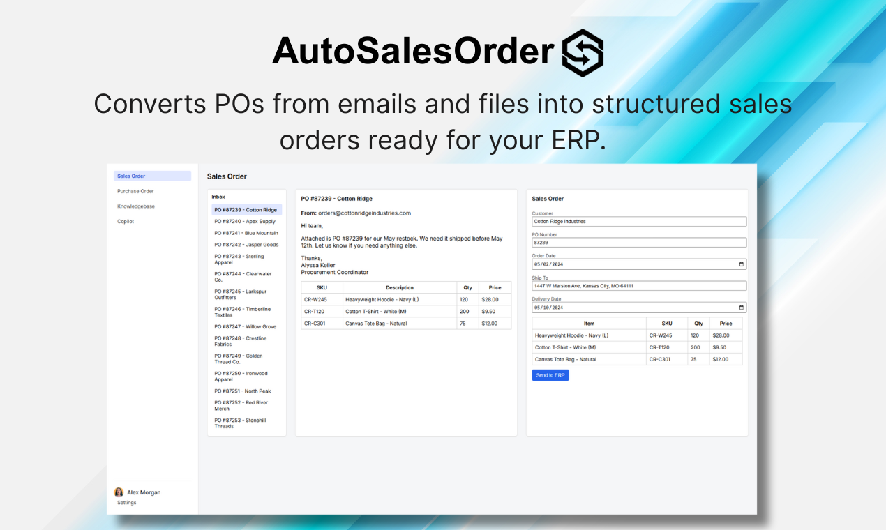 AutoSalesOrder