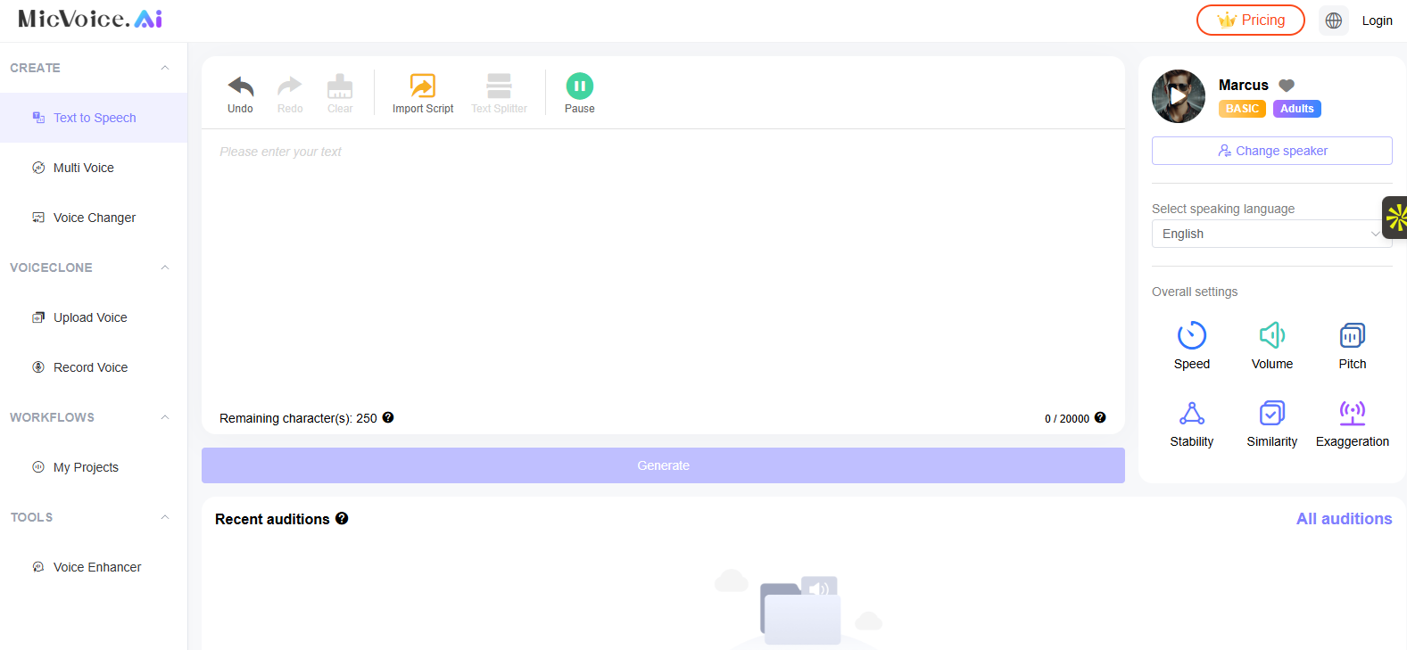 MicVoice AI screenshot