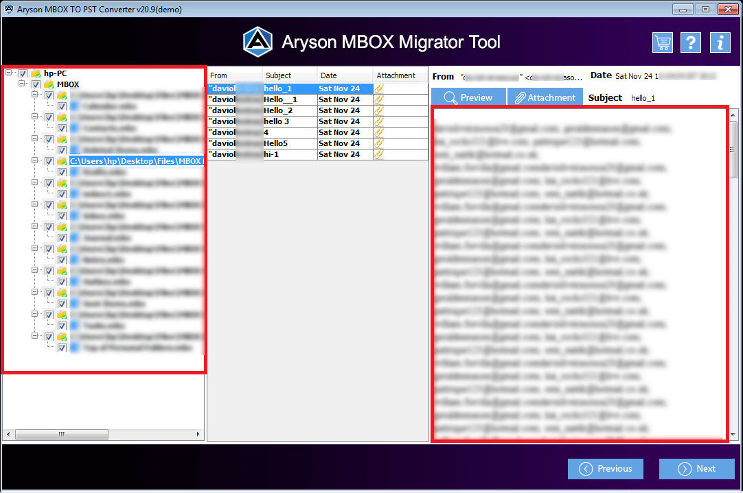 Convertertools MBOX Migrator Tool