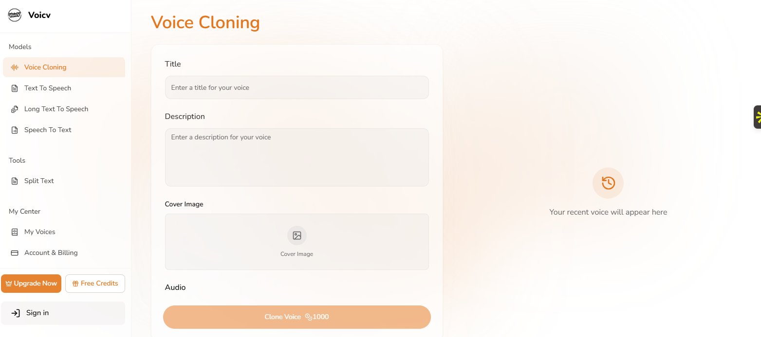 Voicv screenshot