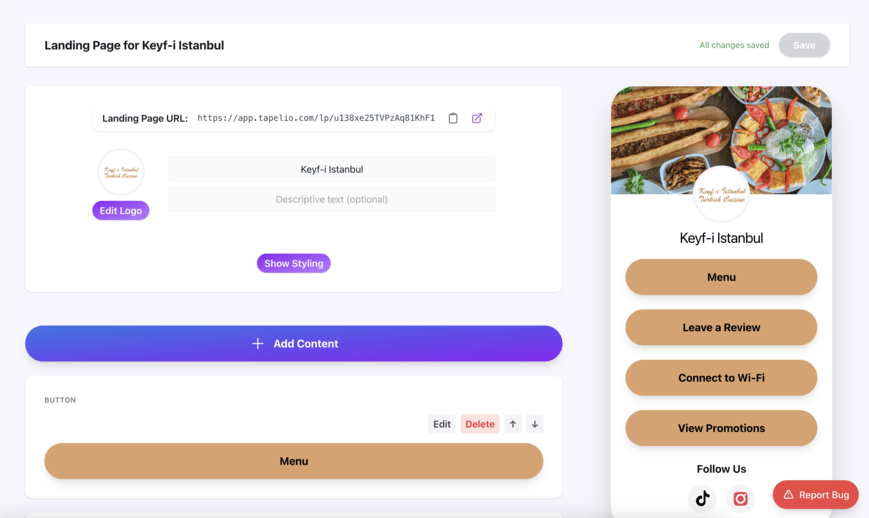 Tapelio screenshot