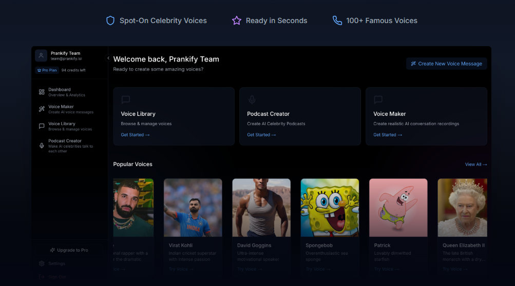 Prankify AI screenshot