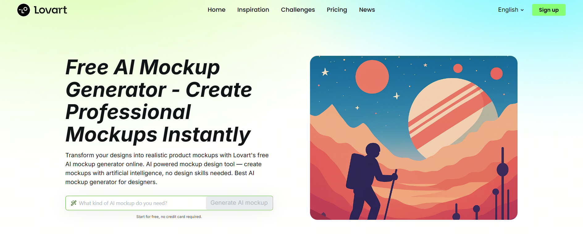 Lovart-Al Mockup Generator screenshot