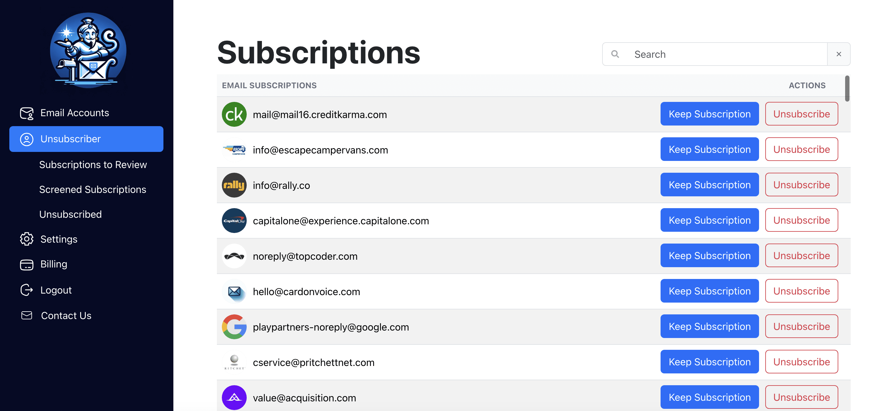 Mail Genie screenshot