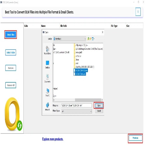 DRS Softech OLM to PST Converter Tool