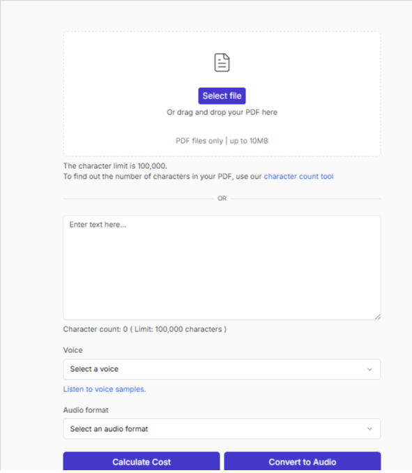 Makeaudio App screenshot