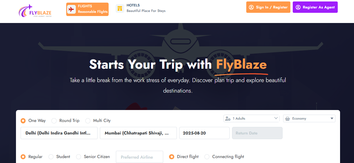 FlyBlaze  screenshot